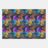 Feuille De Papier Cadeau Motif vintage Beta Fish (Devant 3)