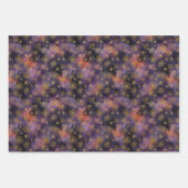 Feuille De Papier Cadeau Motif vintage Halloween de goule (Devant 3)