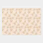 Feuille De Papier Cadeau Motif Vintage Rustique Dandelion (Devant)