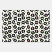 Feuille De Papier Cadeau Motif Vinyl Records et Music Notes (Devant 3)