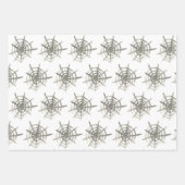 Feuille De Papier Cadeau Motif Web Watercolor Spider (Devant)