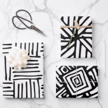 Motif Zendoodle noir et blanc