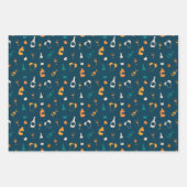 Feuille De Papier Cadeau Motifs à thème vin (Devant 3)