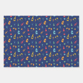 Feuille De Papier Cadeau Motifs à thème vin (Devant 2)