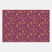 Feuille De Papier Cadeau Motifs à thème vin (Devant)