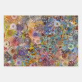 Feuille De Papier Cadeau motifs Abstraits (Devant 2)