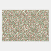 Feuille De Papier Cadeau Motifs de camouflage en vert (Devant 3)