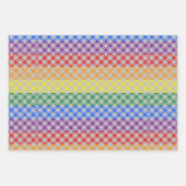 Feuille De Papier Cadeau Motifs de fierté (Devant)