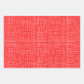 Feuille De Papier Cadeau Motifs de la Saint Valentin moderne rose et rouge (Devant 2)