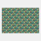 Feuille De Papier Cadeau Motifs de Noël (Devant 2)