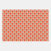 Feuille De Papier Cadeau Motifs de Noël mignons (Devant)