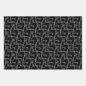 Feuille De Papier Cadeau Motifs de Noël traditionnels coordonnés (Devant 3)