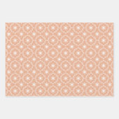 Feuille De Papier Cadeau Motifs de Snowflakes à Pastels (Devant 2)