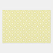 Feuille De Papier Cadeau Motifs de Snowflakes à Pastels (Devant 3)