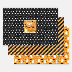 Feuille De Papier Cadeau Motifs de Spooktacular Halloween