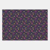 Feuille De Papier Cadeau Motifs de tennis foncé sur (Devant 2)