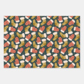 Feuille De Papier Cadeau Motifs de vacances Cute Scandi (Devant 2)