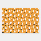 Feuille De Papier Cadeau Motifs d'Halloween Spooktaculaire (Devant 3)