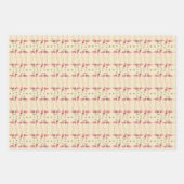 Feuille De Papier Cadeau Motifs Flamingo (Devant 2)