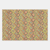 Feuille De Papier Cadeau Motifs inspirés par les boues (Devant)