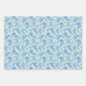 Feuille De Papier Cadeau Motifs italiens. (Devant)