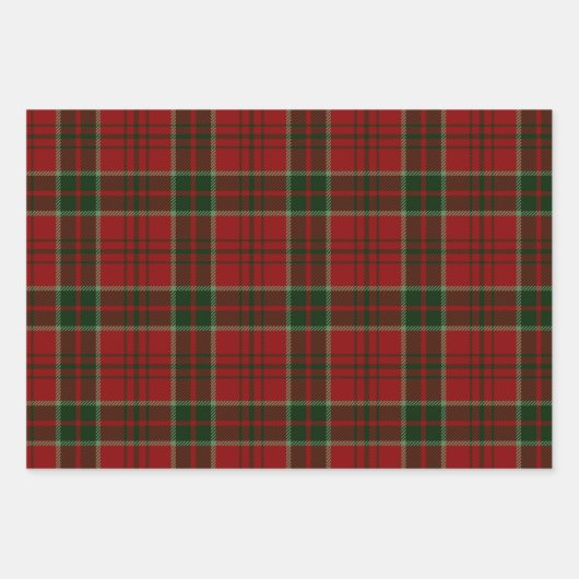 Feuille De Papier Cadeau Motifs mixtes de Noël d'hiver (Devant 3)