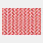 Feuille De Papier Cadeau Motifs mixtes rouge et noir (Devant)