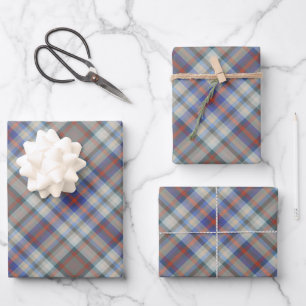 Feuille De Papier Cadeau Motifs rayés de couleurs vives de l'année