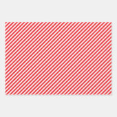 Feuille De Papier Cadeau Motifs rouges amusants (Devant 2)