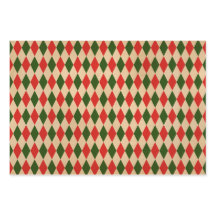 Motifs vintages de l'Arlequin