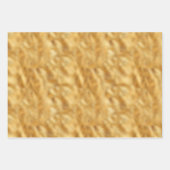 Feuille De Papier Cadeau Mots d'inspiration rouge or blanc (Devant 3)