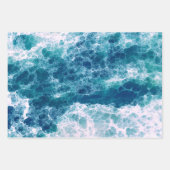 Feuille De Papier Cadeau Mousse mer (Devant 2)