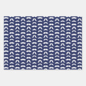 Feuille De Papier Cadeau Moustache (Devant 3)