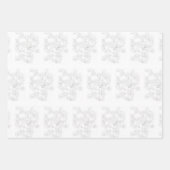 Feuille De Papier Cadeau Mughal Design on a Wrapping Paper Set of 3 (Devant 2)