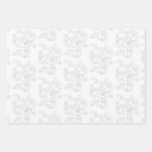Feuille De Papier Cadeau Mughal Design on a Wrapping Paper Set of 3 (Devant)
