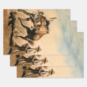 Feuille De Papier Cadeau « Mule » Art occidental par Will James