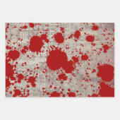 Feuille De Papier Cadeau Murder mystery crime fan cold case bloody (Devant 3)