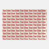 Feuille De Papier Cadeau Murder mystery crime fan cold case bloody (Devant 2)