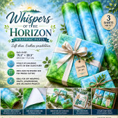 Feuille De Papier Cadeau Murmur de l'Horizon