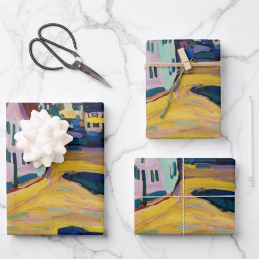 Feuille De Papier Cadeau Murnau Burggrabenstrasse 1 - Wassily Kandinsky (Recto)