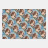 Feuille De Papier Cadeau Musical angel playing guitar (Devant 2)