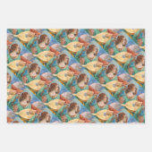 Feuille De Papier Cadeau Musical angel playing guitar (Devant)