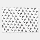 Feuille De Papier Cadeau Musician Music Note Pattern Heart (Devant 3)