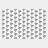 Feuille De Papier Cadeau Musician Music Note Pattern Heart (Devant 2)
