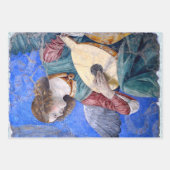 FEUILLE DE PAPIER CADEAU MUSIQUE FABRIQUANT DES ANGES DE NOËL (Devant 3)