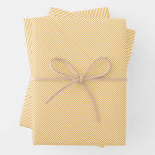 Feuille De Papier Cadeau Mustard Jaune Élégant, Classique Tirages De Couleu