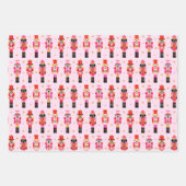 Feuille De Papier Cadeau Muttcracker Christmas - Pink Dog Nutcrackers (Devant)