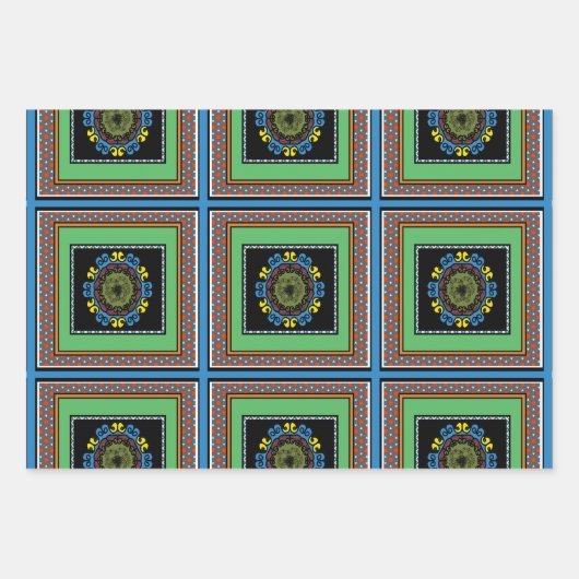 Feuille De Papier Cadeau MVB Mexican Pride 1 Design Set 1 (Devant)