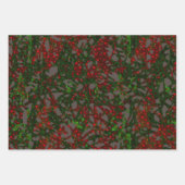 Feuille De Papier Cadeau MVB Mistletoe Foliing Design (Devant)