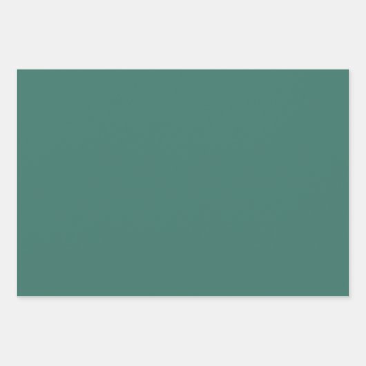 Feuille De Papier Cadeau MVB Motif bleu rétro avec design Fleur Jaune (Devant 3)